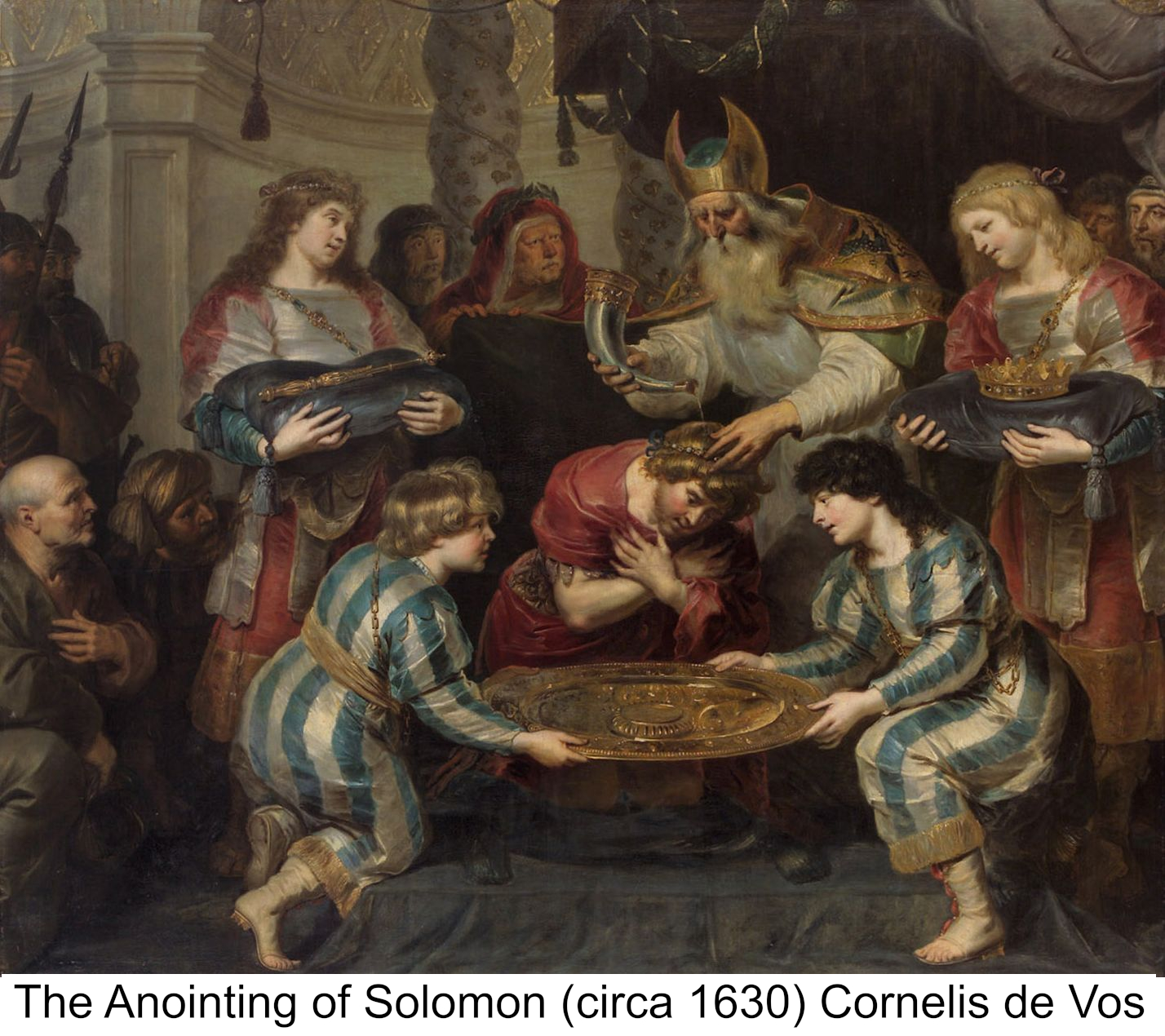 The Anointing of Solomon (circa 1630) Cornelis de Vos